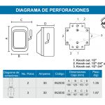 INTERRUPTOR DE SEGURIDAD 2 X 30 (CAJA PARA FUSIBLES) IGESA IN2030